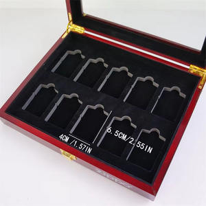 กล่องเก็บไฟแช็คแบบวินเทจเคลือบเงา MDF ลายไม้โรสวูด สำหรับใส่ไฟแช็ค <span class=keywords><strong>Zippo</strong></span> ขนาด 6, 8, 10, 12, 18 ช่อง  ลดราคาพิเศษ - Product Image 6