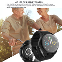 Reloj Inteligente 4G para Personas Mayores 2025 VL08S con Detección de Caídas, Alarma SOS, GPS, WIFI, Monitor de Sueño para Demencia y Alzheimer, IP67 con Tarjeta SIM