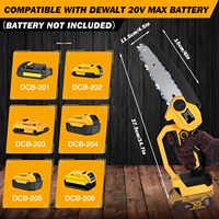 Gergaji mesin Mini 6 inci tanpa kabel, gergaji mesin MINI genggam elektrik 20V MAX dengan baterai (baterai tidak termasuk)