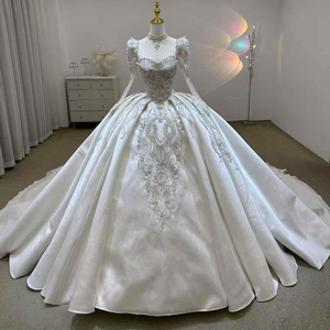 Nuevo Vestido de Novia de Lujo Personalizado con Cola, Vestido de Princesa para Boda, Vestidos de Novia Lsjj71 - Product Image 1