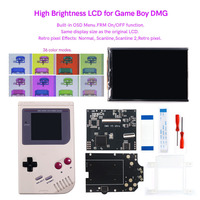 DMG GBO V5 Kit LCD ultra rétro-éclairé avec menu OSD Taille originale Écran LCD IPS pour console Game Boy GBO