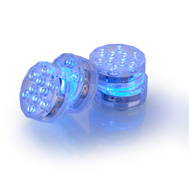 Remote Control Small Led Light Battery Powered Led Submersible Light for Party Decorations