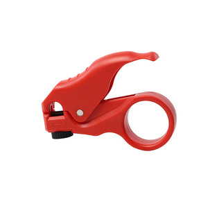 Dénudeur de fils Cat5e 8 fils rouge-orange compact à entrée par le bas 22 AWG Outil de gestion de câbles - Product Image 1