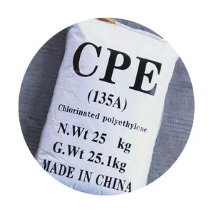 مادة تعديل التأثير البلاستيكية عالية الجودة، بولي إيثيلين مكلور <span class=keywords><strong>CPE135</strong></span> لمنتجات البي في سي - Product Image 4