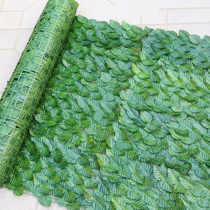 Green color printed pothos leaf