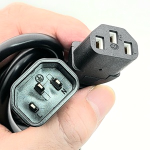 Cable de alimentación IEC <span class=keywords><strong>VED</strong></span> 3C y cable de extensión Cable de alimentación IEC C13 a C14 para computadora - Product Image 6