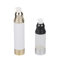 Flacon pompe sans air rechargeable de 100 ml, design haut de gamme, qualité supérieure, vente chaude, YHB H2206, soin de la peau, impression sérigraphique