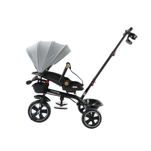 Bicicleta de <span class=keywords><strong>asiento</strong></span> <span class=keywords><strong>reclinable</strong></span> de 3 ruedas de bajo precio para bebés, niños, niños pequeños, <span class=keywords><strong>triciclo</strong></span> con <span class=keywords><strong>asiento</strong></span> giratorio, juguetes para montar, <span class=keywords><strong>triciclo</strong></span> para cochecito - Product Image 5