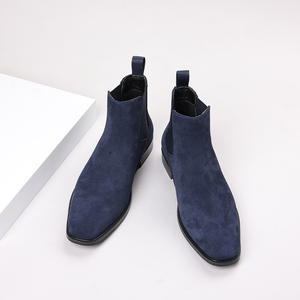 Botas Chelsea de Lujo Personalizadas para Hombre, Estilo Occidental, Zapatos de Vestir para Otoño e Invierno, Talla Grande - Product Image 1