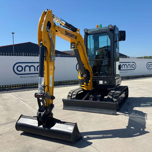 Excavadora Pequeña de Orugas SE27SR de 2.8 Toneladas, Marca China, Mini Excavadora Tipo Araña con Múltiples Accesorios para Construcción - Product Image 1