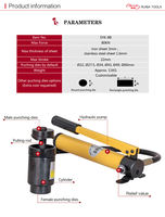SYK-8A SYK-15 SYK-8B Perceuse à trous portable Poinçon hydraulique Ensemble de poinçons pour tôles métalliques