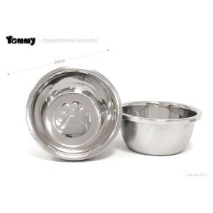 Ciotola Tommy per animali domestici 24 cm in acciaio inossidabile per cani e gatti - Product Image 1