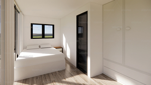 Cabaña Prefabricada Tipo Apple de 20 Pies, Estructura de Acero, Casa Contenedor, Diseño Moderno, Insonorizada, Impermeable, Casa Móvil, Villa, Oficina - Product Image 5