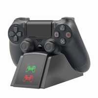 Support de chargeur double avec station de charge rapide et indicateur d'état Étui de manette de jeu pour PS4 pour PS4 Slim et pour PS4 Pro-Essential Game Acc