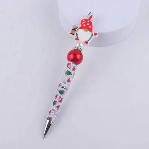 Mới đến phim hoạt hình ĐÍNH CƯỜM bút bi Cây giáng sinh <span class=keywords><strong>Santa</strong></span> Claus giáng sinh người tuyết đầy màu sắc nhựa đính cườm bút - Product Image 6