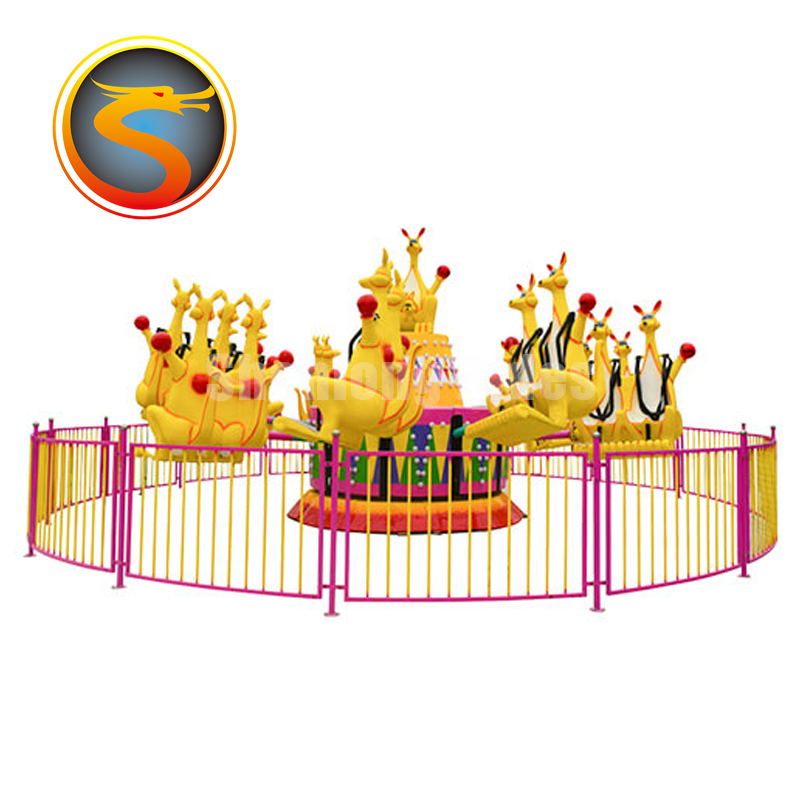 Indoor Amusement Rides Fun Park Equipment Rotating Jumping Kangaroo Jumper Fairground Attraction for Fiberglass Steel