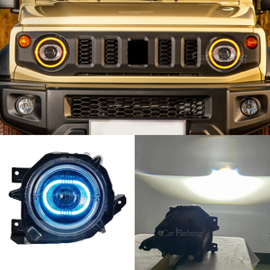 Lampe frontale pour <span class=keywords><strong>Suzuki</strong></span> <span class=keywords><strong>Jimny</strong></span> 2018 2019 2020 2021 2022 2023 phare LED phares DRL clignotant feux de route oeil d'ange - Product Image 6