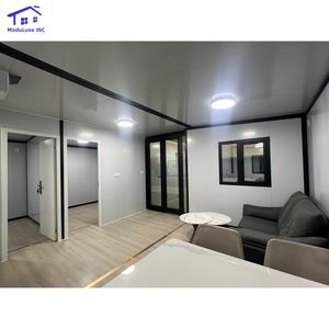 Casa Contenedor Expandible Portátil Contemporánea, Villa de Panel Sándwich, Construcción de Acero, Transpirable, Insonorizada, Apartamento, Escuela - Product Image 5