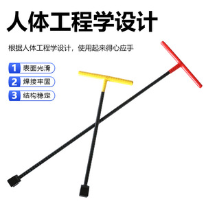 Water Meter Wrench T-Handle Anti-Slip Industrial Manual Single End - Product Image 2