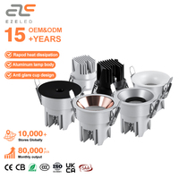 Vente à prix d'usine, matériau en aluminium, CCT réglable 2700K 3000K 3500K 4000K 5000K 6000K, étanche IP65, projecteurs LED COB