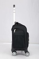 Valise à roulettes en tissu de qualité supérieure, unisexe, pour pilote, en alliage d'aluminium, sac de voyage Oxford, petite valise, vente en gros d'usine