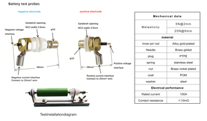 Sonda de Teste de Alta Corrente CYXS CY 1000A 9-100A-56 com Curso de 6mm para Teste de Baterias de Lítio e Semicondutores, Painel Certificado ISO9001 - Product Image 4