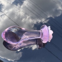 Dildo en verre borosilicate, masseur du point G, jouet sexuel transparent écologique pour femmes, stimulation de la prostate, qualité supérieure