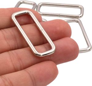 Metal Rectangle Ring Buckles Square Strap Webbing Belt Rings For Bag <b>Purse</b> Non Welded X Inch - Product Image 3