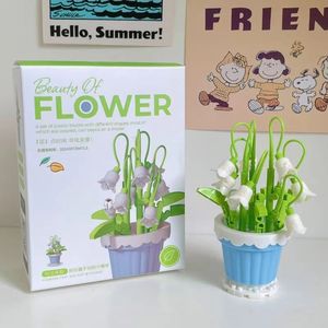 Giáo Dục Trẻ Em Đồ Chơi Nhựa Mini Gạch Xây Dựng Khối Bộ Cho Làm Vườn Nhân Tạo Hoa Trang Trí Nhà Máy Chậu Mô Hình Đồ Chơi - Product Image 6