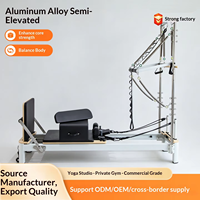 Reformers de Pilates personnalisés avec demi-tourneuse en aluminium, machine de Pilates pour équipement de gym professionnel