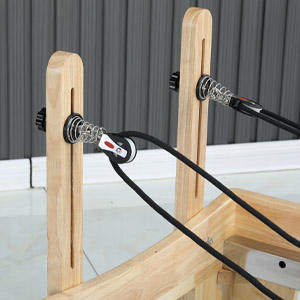 Personalizable Maple Wood Pilates Core Bed Reformer Alta calidad Ajustable para el hogar Comercial Yoga Masaje Equipo - Product Image 2