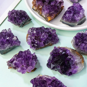 Wholesale Natural Crystal <strong>Crafts</strong> Healing <strong>Gems</strong> Bulk Beautiful Amethyst Cluster for Decoration - Product Image 6