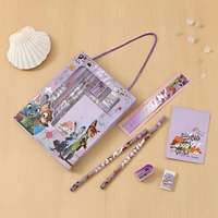 Ensemble de papeterie 2026 au design adorable de dessins animés Stitch, Mickey et Princesse, fournitures scolaires pour enfants, taille-crayon, vente en gros