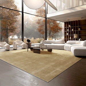 พรมห้องนั่งเล่นทรงสี่เหลี่ยมผืนผ้าทอมือจากเส้นใยเทนเซล ป้องกันคราบสกปรก ผลิตตามสั่ง - Product Image 1