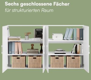 Étagère de plafond inclinée avec portes blanches 100x52x179 cm Armoire pour plafonds inclinés avec 6 compartiments - Product Image 4