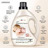 Deterjen Pakaian Longyue Beraroma Parfum, 2.5kg, Aroma Tahan Lama, Perawatan Kain Lembut, Penghilang Noda Efektif