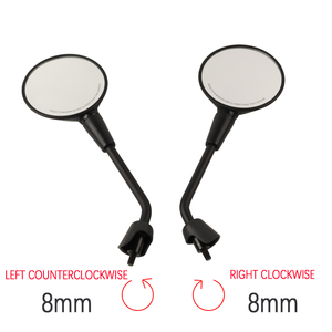 Espejo Retrovisor Lateral Clásico Cromado de 320 mm para <span class=keywords><strong>Vespa</strong></span> Sprint Primavera 50-150cc GTV GTS 300, Repuestos para Motocicleta - Product Image 3