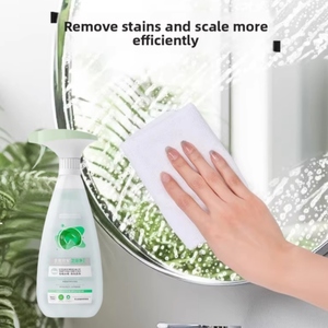 Nettoyant puissant dégraissant pour taches d'huile sur <span class=keywords><strong>carrelage</strong></span> mural de <span class=keywords><strong>cuisine</strong></span> et salle de bain, flacon pulvérisateur en acier inoxydable 500 ml - Product Image 2
