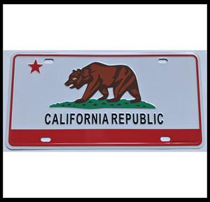 Nuevo producto personalizado EE. UU. Placas de matrícula de <span class=keywords><strong>coche</strong></span> Barato Metal Cartel de chapa en relieve Número de motocicleta 6*12 pulgadas Placa de aluminio Artesanía de metal - Product Image 2