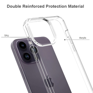 Bán buôn Drop-RESISTANT điện thoại trong suốt trường hợp đối với <span class=keywords><strong>Apple</strong></span> iPhone 12 13 14 15 16pro Max rõ ràng không gian trường hợp - Product Image 2