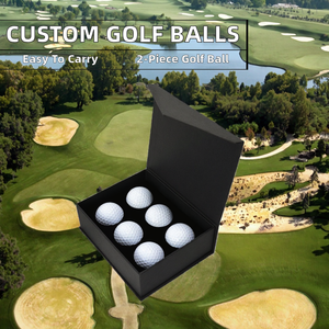 Customized Two-Piece White Saline Synthetic Rubber <strong>Golf</strong> <strong>Balls</strong> Printed <strong>Golf</strong> Gift Set for Personal Use for <strong>Golf</strong> Lovers - Product Image 3
