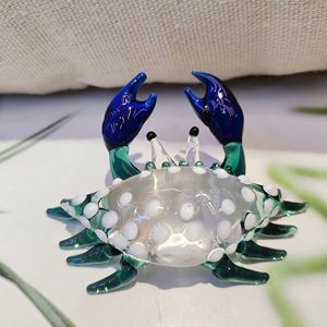 Modern klein krabben <span class=keywords><strong>aquarium</strong></span> met glas-in-lood decoratie voor visjes, decoratie voor thuis, huisaccessoires - Product Image 4
