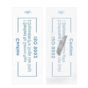 Cuchillas plateadas súper afiladas, <span class=keywords><strong>agujas</strong></span> <span class=keywords><strong>de</strong></span> microsombreado <span class=keywords><strong>de</strong></span> doble hilera, 45 Pines, suministros <span class=keywords><strong>de</strong></span> práctica <span class=keywords><strong>de</strong></span> maquillaje permanente, tatuaje y cejas - Product Image 5