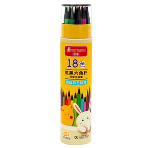 Ensemble de crayons de couleur en bois Bonvada - Emballage personnalisé multicolore pour le dessin et le graffiti - Product Image 2