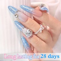 Vernis Gel Pailleté Réfléchissant Aurora-Shell SANS HEMA & TPO, Vente en Gros Marque Privée, Vernis Gel Flash pour Nail Art, Logo Personnalisé