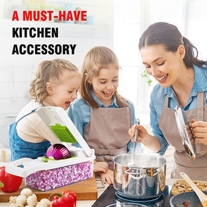 <span class=keywords><strong>Mandoline</strong></span> manuelle multifonction 15-en-1 pour cuisine 2026 – Coupe-fruits, hachoir à oignon, trancheuse à légumes - Product Image 6