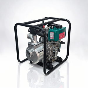Pompe à eau diesel auto-amorçante durable de 2 pouces avec moteur TJ173F, hauteur de refoulement de 26 mètres, huile <span class=keywords><strong>SAE10W30</strong></span> pour l'irrigation des terres agricoles et des vergers - Product Image 2