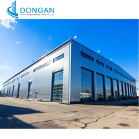 Atelier en structure d'acier léger préfabriqué, fourni par l'usine, avec services de découpe, pliage et soudage, à vendre