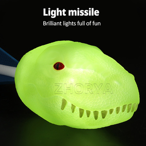 Zhorya ngoài trời thể thao trò chơi đồ chơi Led Light up <span class=keywords><strong>Rocket</strong></span> chiếu sáng-powered tên lửa Đồ chơi chơi ném cho trẻ em - Product Image 3