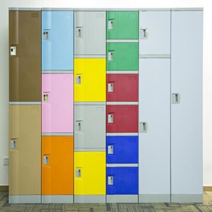casier <span class=keywords><strong>vestiaire</strong></span> en plastique ABS de rangement pour piscine/ école/ gymnase <span class=keywords><strong>6</strong></span> portes - Product Image 3